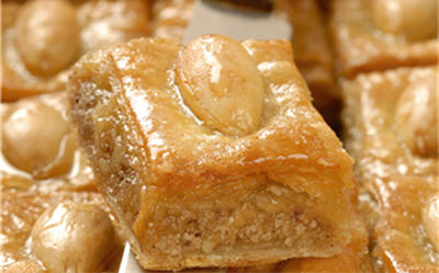 Baklawa (feuilletés à la pâte d'amandes)