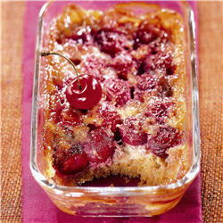 Clafoutis d'amarante aux cerises