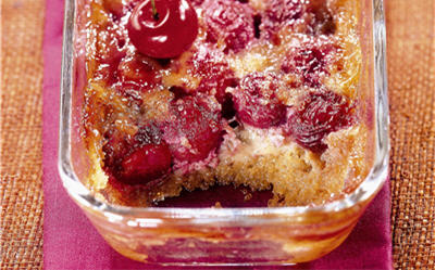 Clafoutis d'amarante aux cerises