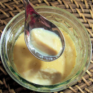 Crème brûlée légère au thé et à la fève tonka